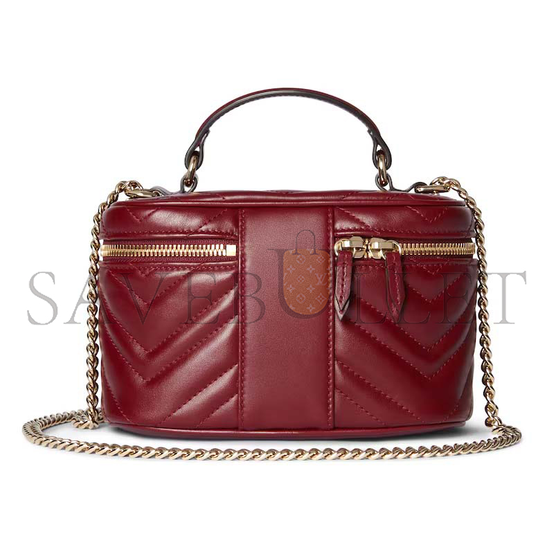 GUCCI GG MARMONT MINI VANITY BAG 837454 (19*11.5*9cm) GUCCI GG MARMONT MINI VANITY BAG 837454 (19*11.5*9cm)